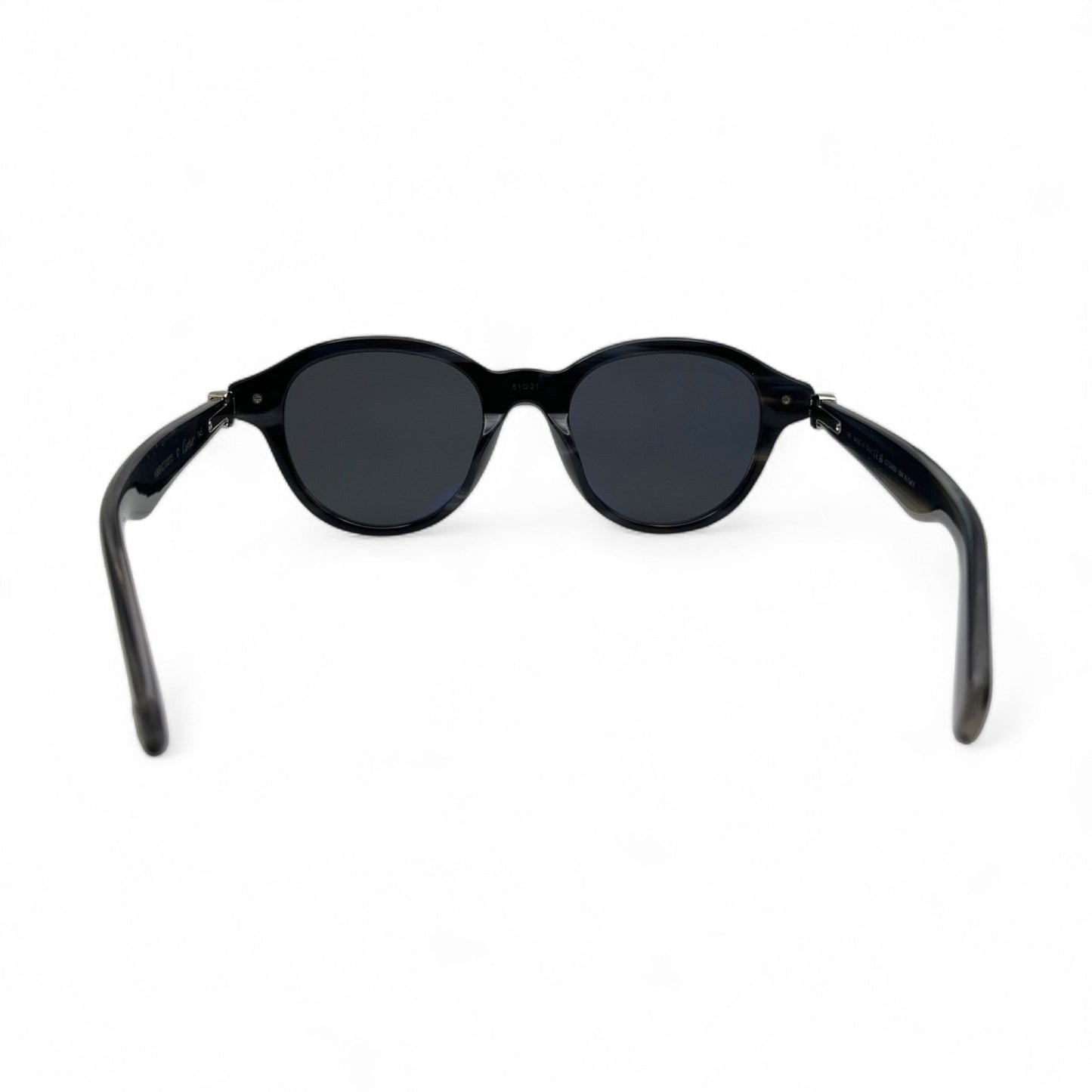 CT0395S Premiere - 51-21 Composite Sunglasses w/ Dark Gray Round Lenses