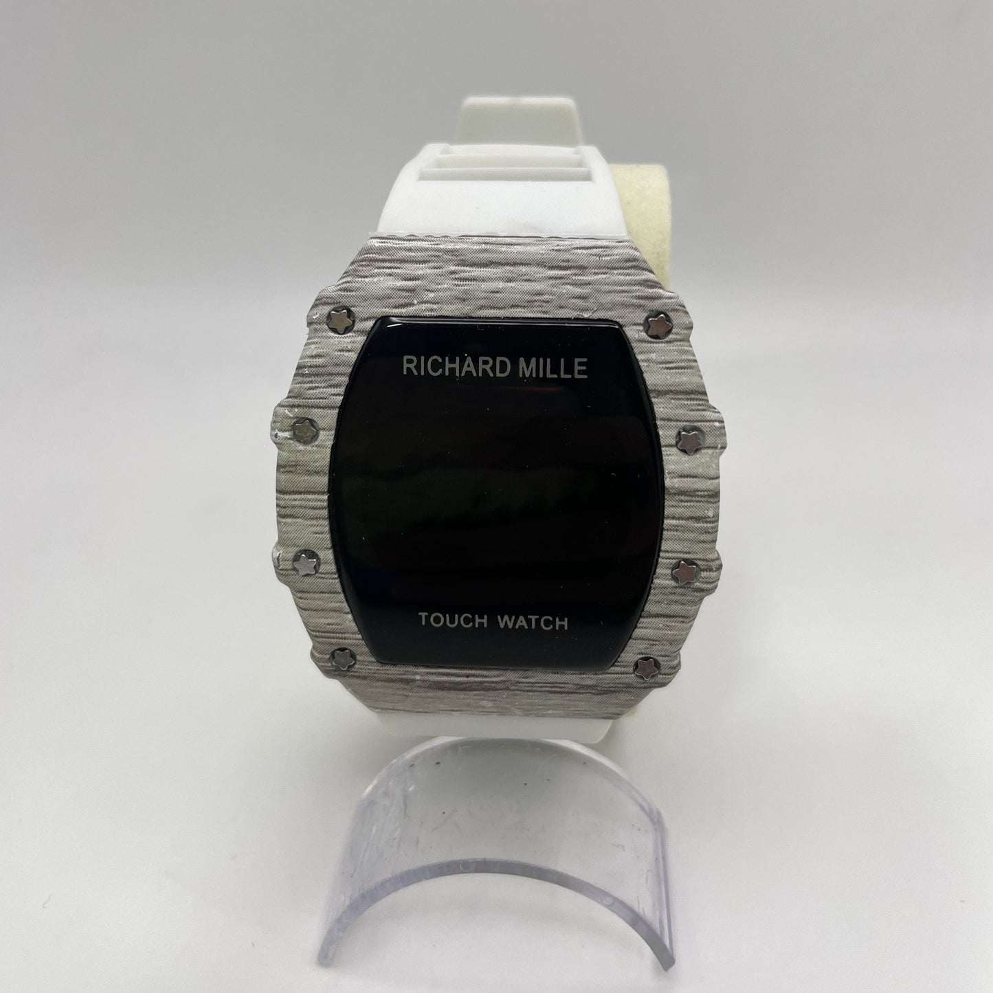 RM Touch Watch - Gray Case - White Strap