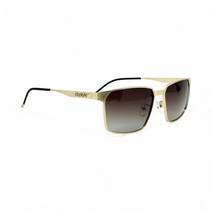CityStyle™ Solar Aviator - Brushed Gold