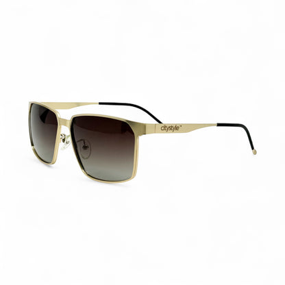 CityStyle™ Solar Aviator - Brushed Gold