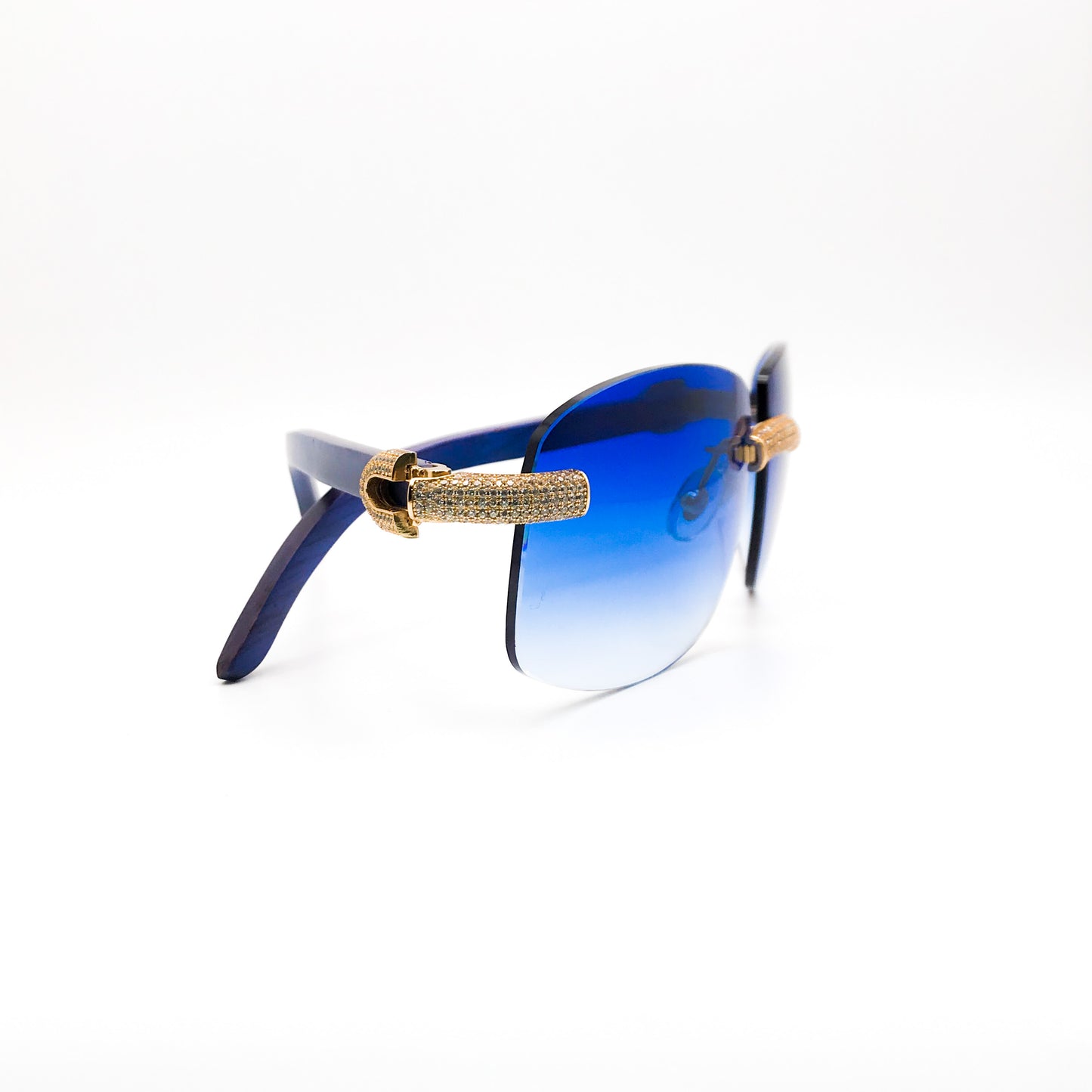 Blue Woods with 5pc Bead #6 Blue Gradient Tint Sunglasses