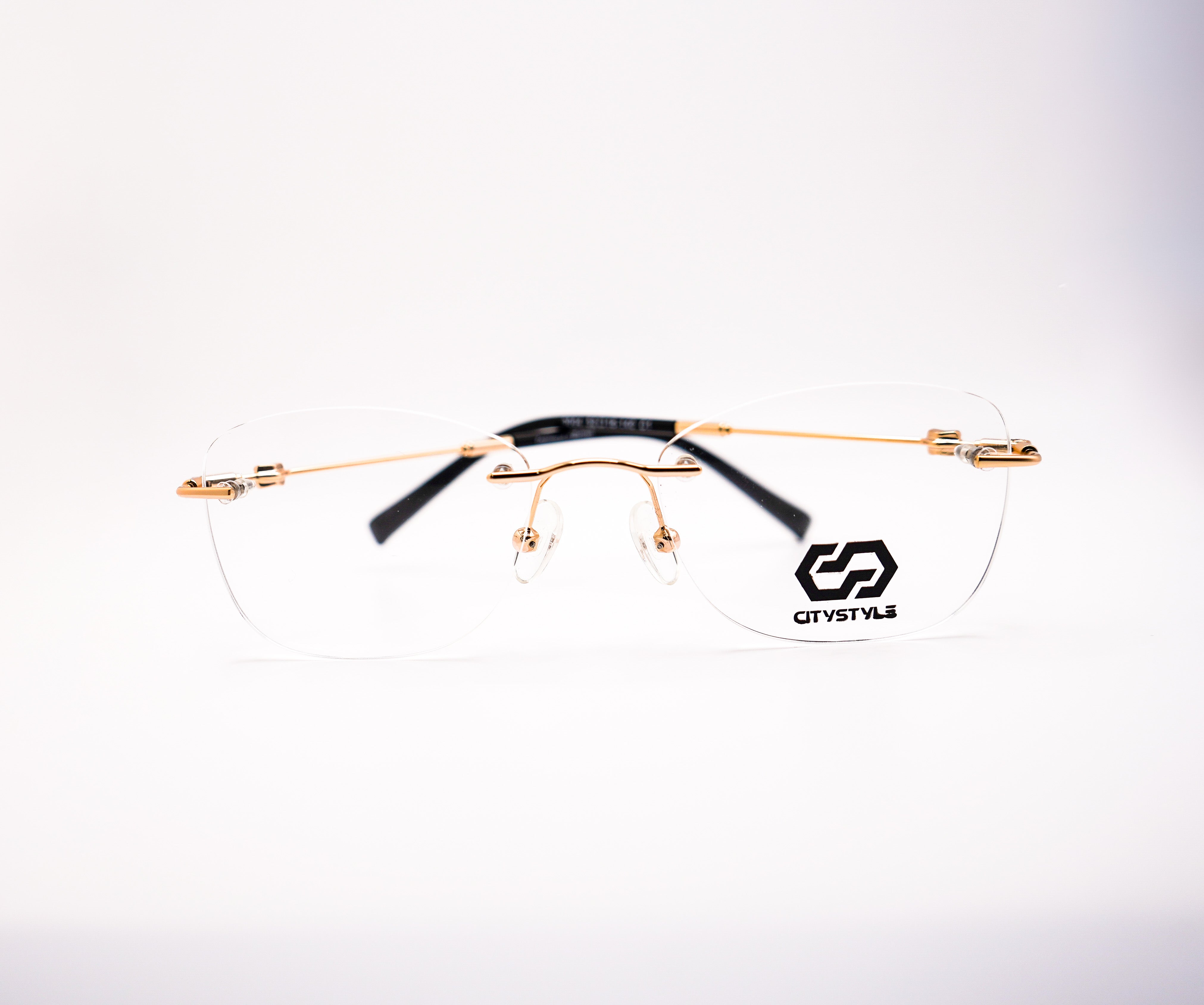 CityStyle™️ 3004 CZ Diamond Gold Wire Eyeglasses