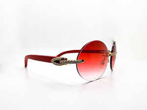 Decor C .5 pointer Red Woods with Oval Red