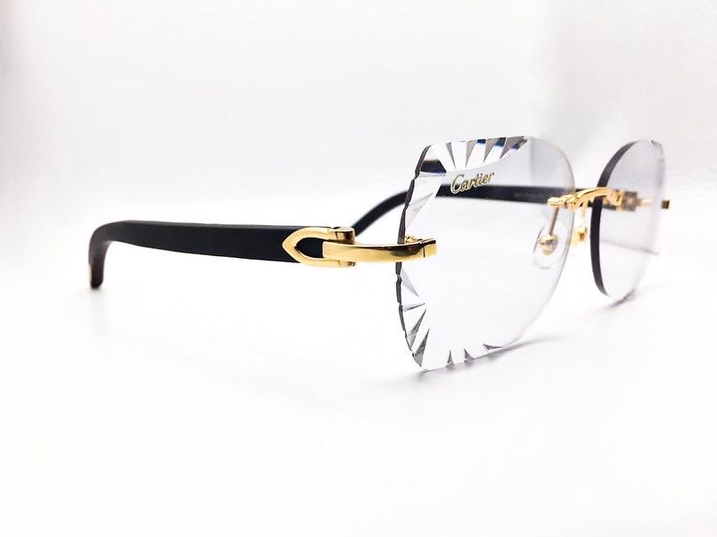 Decor C Gold Brushed Gold Limited Edition Black Woods with Transition Butterfly Lenses