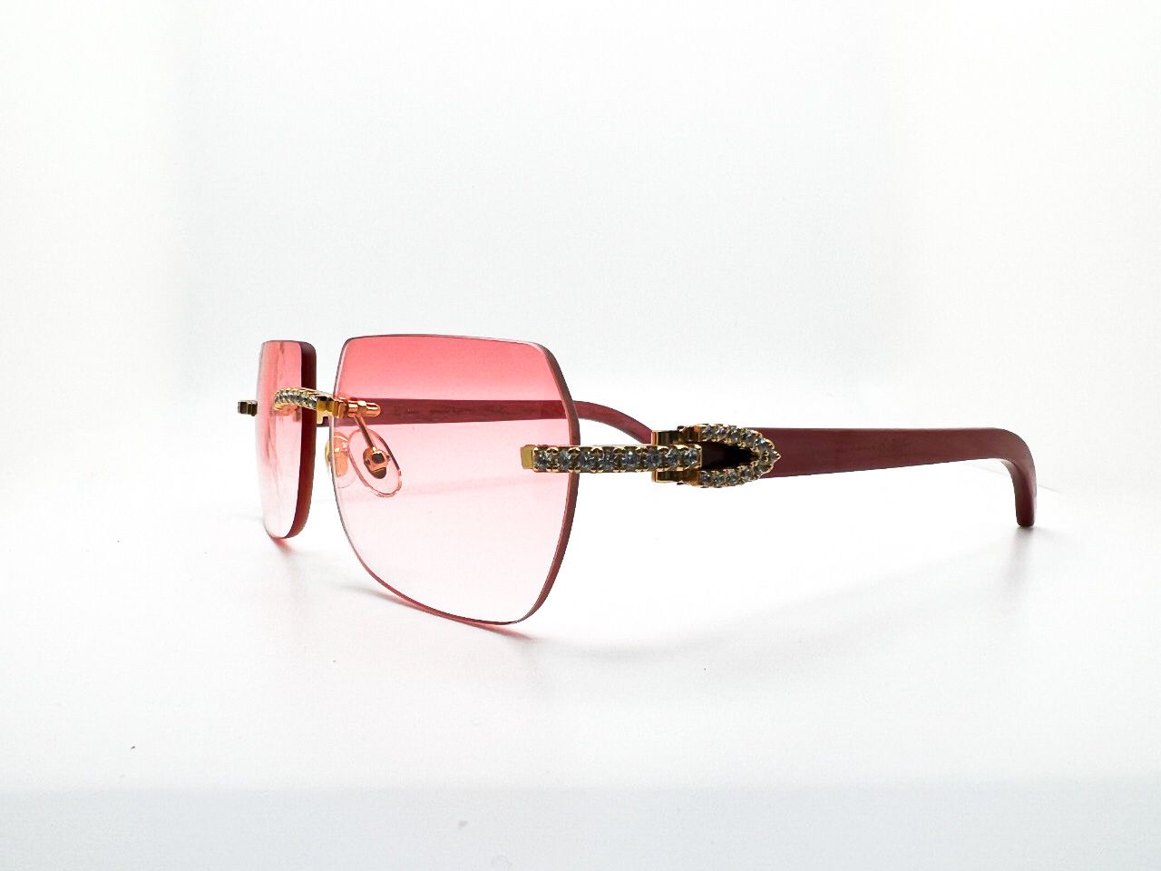 Pink Fusion Buffs with. 5 pointer Set Pink Square Lenses – CityStyles313