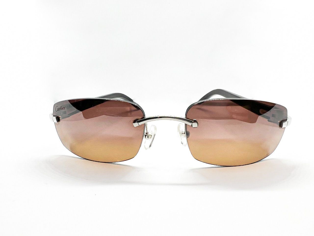 Silver Decor C Buffs (Blue) Fusion with Cartier Square Demo Lenses