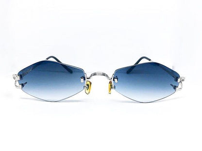 Registered Cartier Wires With Custom Cartier Lenses(Silver)