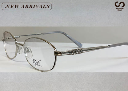 Authentic Cafr' C422F Classic Gold Wire Frame 52-18 Eyeglasses