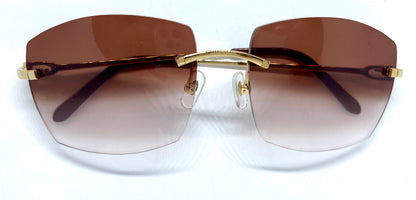 Gold Small C’s with Mykonos Lenses in Brown #2 tint