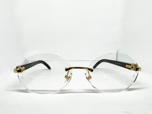 Black Horn Arms w/ Clear Oval Lenses