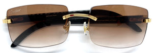 2020 Cartier Decor C Black and Gold Buffs with 40% White Swirls