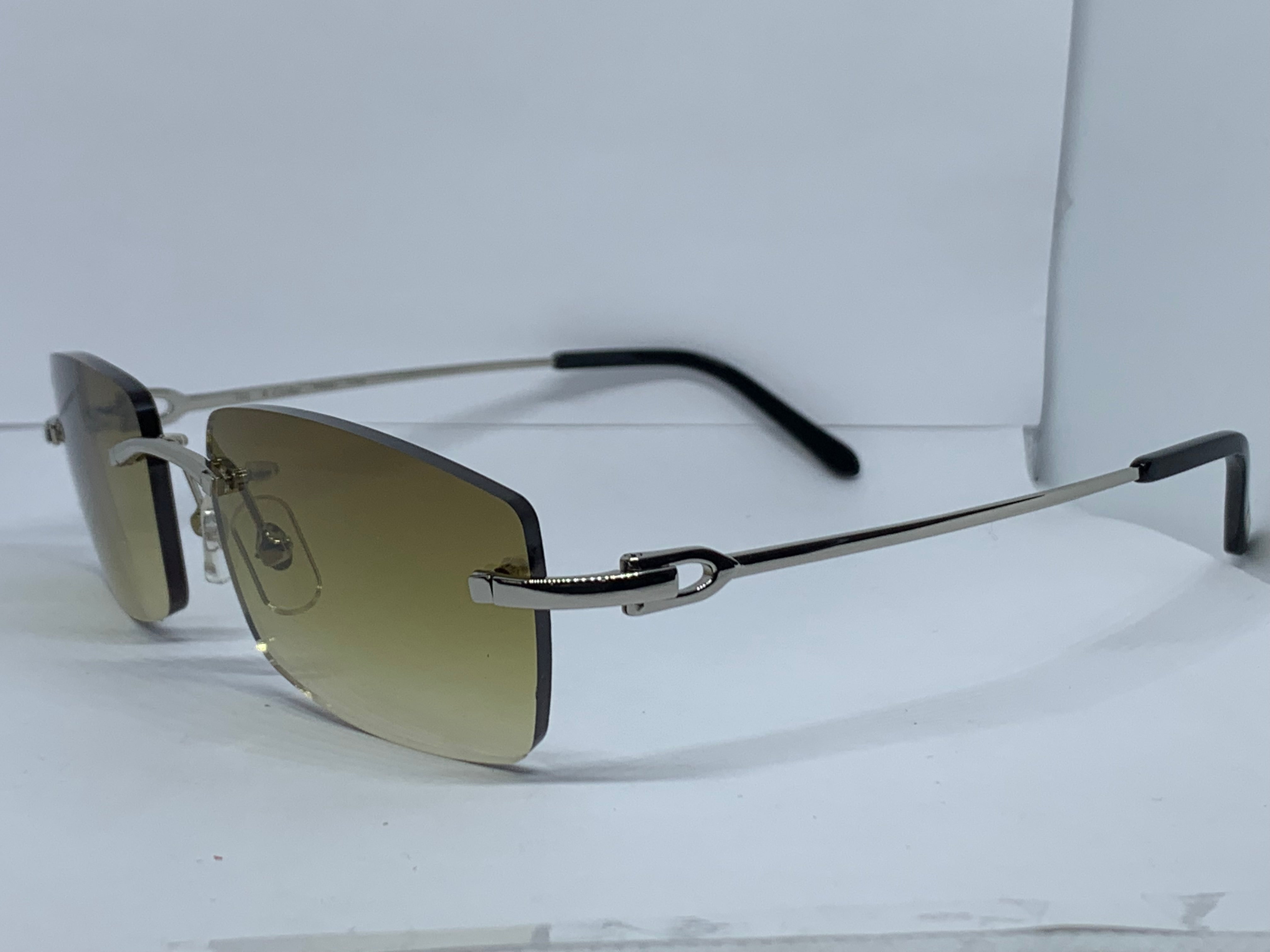 Silver Small Cs with 56 Hennessy Square lenses