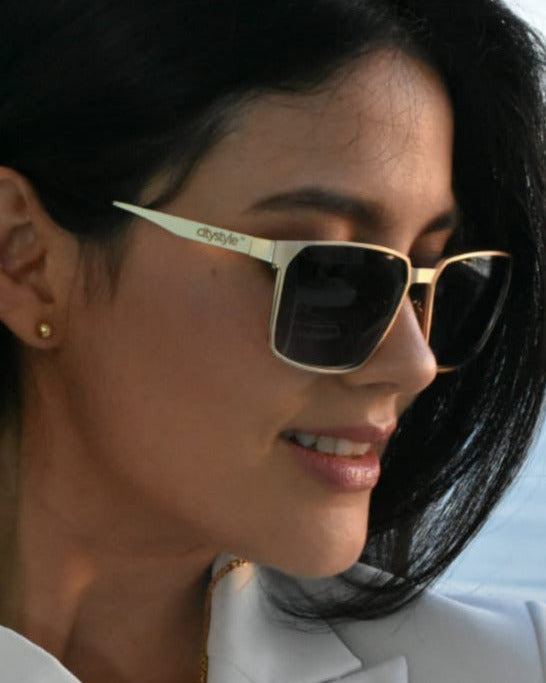 CityStyle Authentic Solar Aviator w/ Dark Brown Gradient Lenses Sunglasses