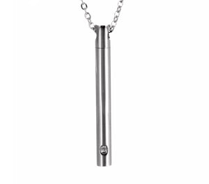 Cremation Urn ⚱️Memorial Pendant Necklace 316L Stainless Steel with 18” inch Stainless Steel Chain
