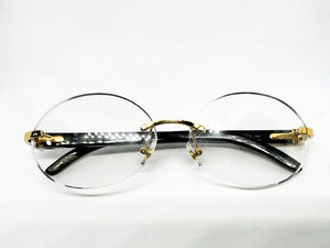 Black Horn Arms w/ Clear Oval Lenses