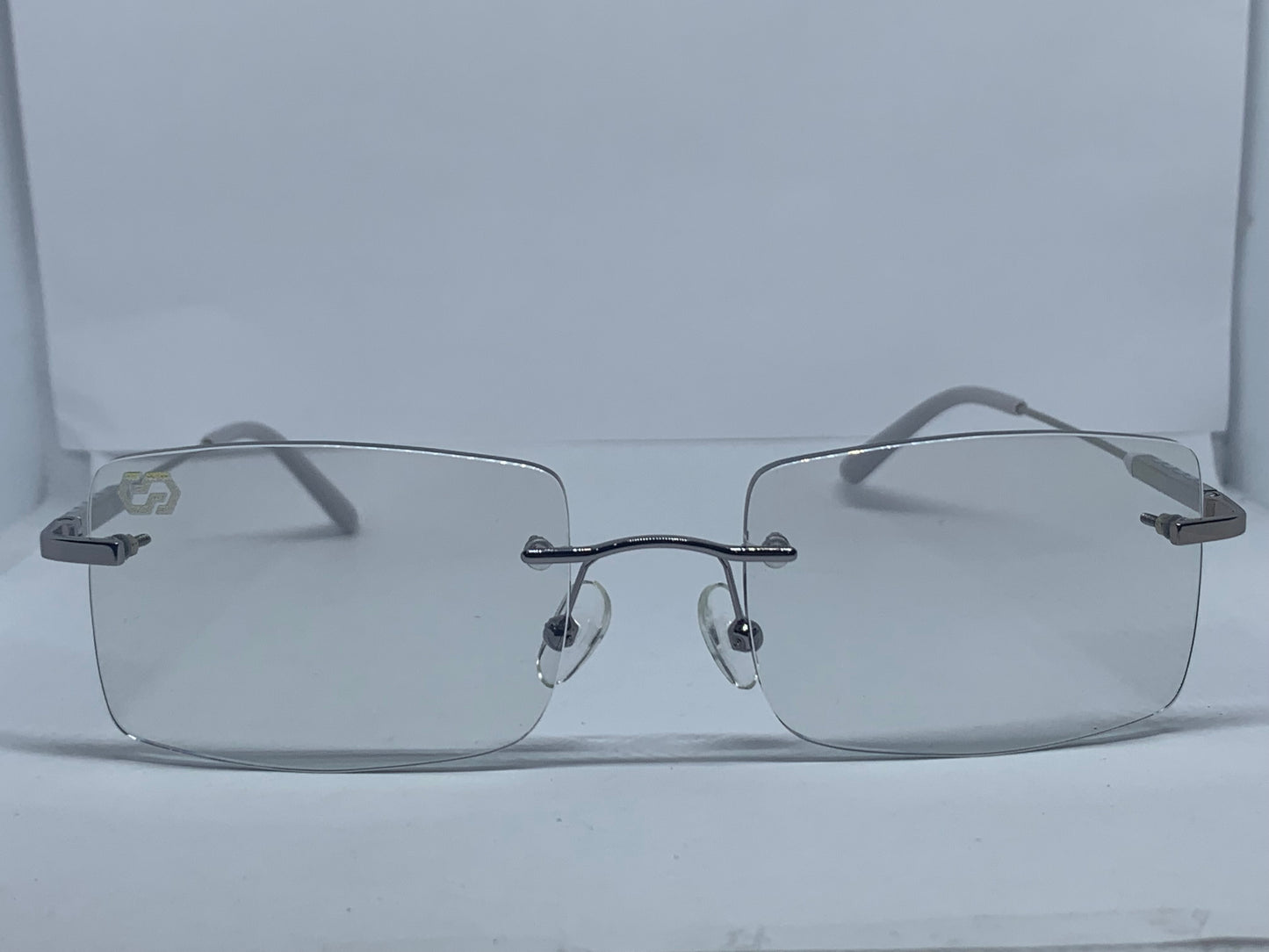 CityStyle™ Custom - White Marble Silver Wires with #10 Square Transition Lenses