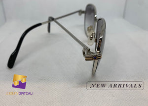 Cartier Authentic Silver Wire Frame w/ Light Purple Lenses